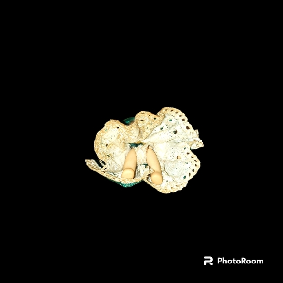 Antique Fancy Freinds Collectibles Mini Jointed Bisque Porcelain Doll - Picture 4 of 8